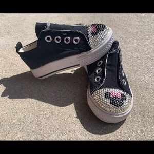Custom Swarovski Crystal Minnie Mouse Shoes Sz 3C